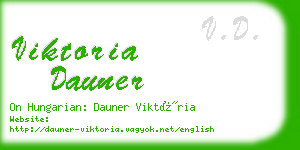 viktoria dauner business card